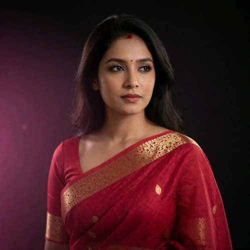 Portrait of a Bangladeshi woman in her early thirties, a verified member of the Bangladeshi Dating community